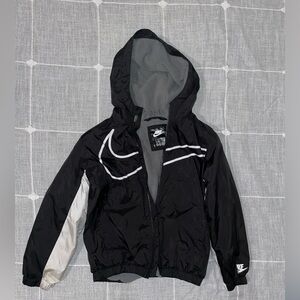 Nike fleece lined full zip hoodie jacket